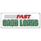Signmission FAST CASH LOANS BANNER SIGN pawn shop signs loan quick payday advance credit B-Fast Cash Loans - alternate 1
